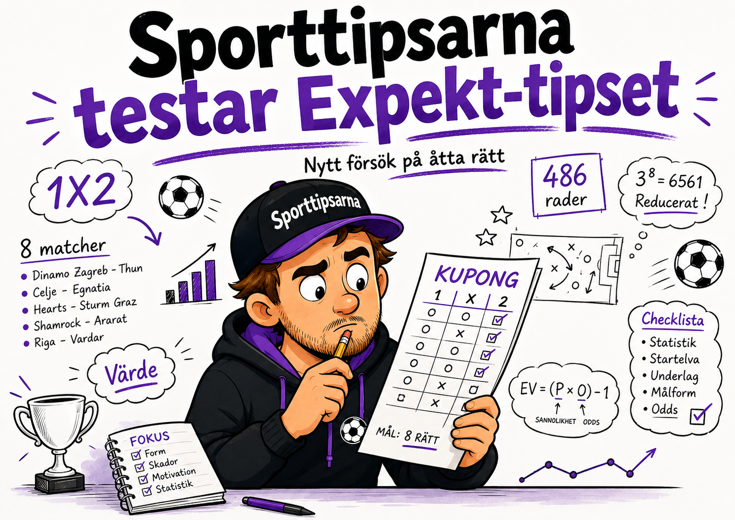 Sporttipsarna jagar revansch på Expekt-Tipset