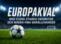 Speltips med fokus på favoriterna