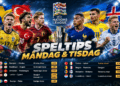 Nations League – Speltips måndag och tisdag