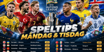 Nations League – Speltips måndag och tisdag