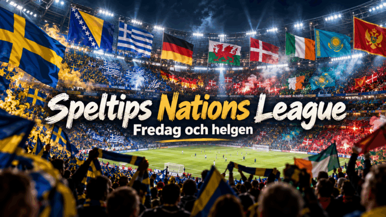 Speltips – Nations League och flera fina skrällodds